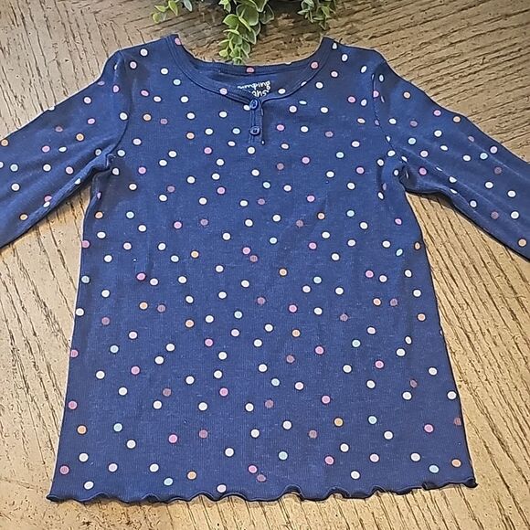 Long Sleeve polka dot top size 6 Jumping Beans - Picture 8 of 8